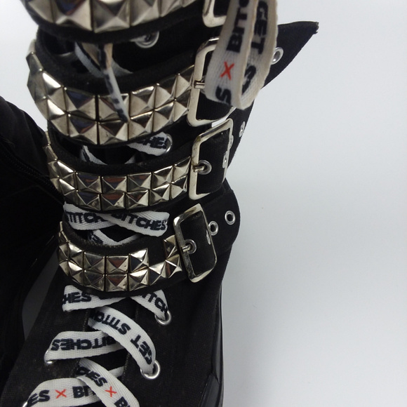 Demonia Converse High Top Shoes Sz 7.5 Men's - Picture 5 of 6